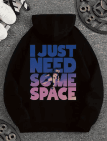 Printed Sweatshirt (Option: Black-M)
