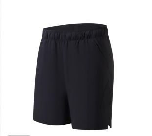 Men's Summer Outdoor Shorts Thin, Quick-Dry Straight-Leg Pants (Option: Black-M)